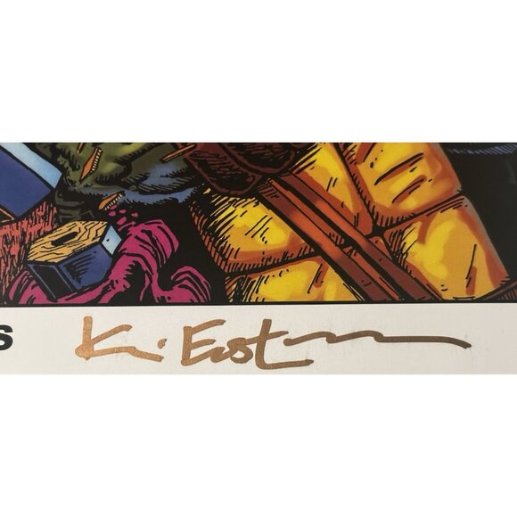 Teenage Mutant Ninja Turtles TMNT Signed Art Print 11x17 Kevin Eastman - Picture 2 of 3